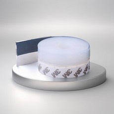 스마트준 문틈막이 외풍차단 실리콘 테이프 투명 25mm x 10m, 1개