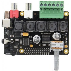 라즈베리 파이 4B/3B+/3B 풀HD DAC I2S 클래스-D TI PCM5122 앰프 X400 V3.0 오디오 확장 보드 사운드 카드 뮤직 플레이어 fo, 단일옵션