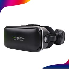 Coms 스마트폰 VR기기 헤드기어 100도 헤드폰 일체형 쿠션 탈부착 가능 VR BOX 컴스마트 BB518, 1개