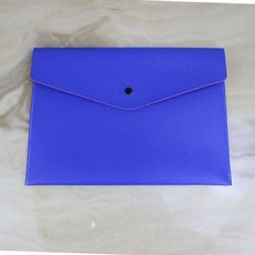 봉투 서류가방 가죽 식두께 내마모 스크레치방지 서류 A4A5사무 수납포켓 A4서류가방, T17-로얄블루