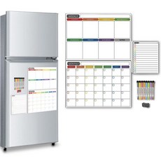 [3종세트] 한달식단표 일주일식단 냉장고자석 스케쥴 화이트보드