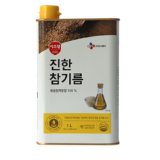 이츠웰 진한 참기름, 1L, 2개