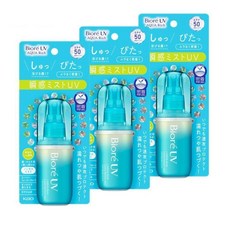 일본선스프레이 비오레 UV 미스트 워터프루프 자외선차단 SPF50 60ml 3개, 3세트