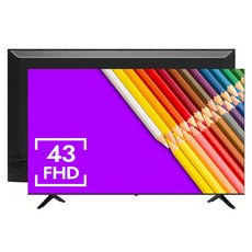 티비아이티 DI430FHD 43인치 TV 풀HDTV 중소기업 초고화질 제로베젤, 109cm(43인치)