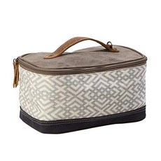 Myra Bag X Design Upcycled Canvas Shaving Kit Bag S-1195 Myra Bag X Design 업 사이클 캔버스 쉐이빙 키트 백 S-1195, 1