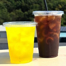 테이크아웃 컵 350ml 520ml 720m 10개입 카페 아이스커피 음료 업소용, 10개