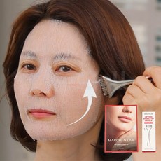 [TV홈쇼핑정품 인포벨]쫙쫙 주름 다리미 메르헨랩 니들 그물 마스크 콜라겐 히알루론산 기미 처짐 리프팅 관리