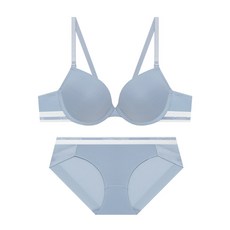 코데즈컴바인이너웨어 와이드 투톤밴드 아스킨 브라팬티세트_스카이블루