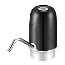 생수통펌프 워터디스펜서 USB 충전식 무선 물병 Pump19 리터 물 디스펜서 전기 워터 펌프 휴대용 자동 음주 병, CHINA, 1.Black, 1개