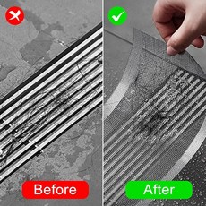 일회용 샤워 배수구 스티커 모든 길이에 맞는 절단 가능한 샤워 배수구 헤어 캐처 DIY 샤워 배수구 커버 헤어 스토퍼 욕실 욕조 주방용 제거 도구 포함(3롤), 일회용 샤워 배수구 스티커 모든 길이에 맞는 절단 가능