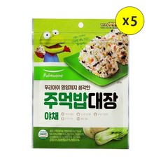 (상온)[풀무원]주먹밥대장야채30gx5, 5개