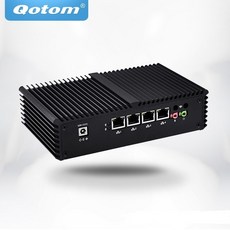 Qotom 중소 기업 4 Lan 네트워크 기가비트 코어 i5 i7 보안 AES-NI Pfsense 방화벽 OpenVPN 3G 4G Pfsense Sophos VyOS, RAM 없음 SSD 없음, Q350G4