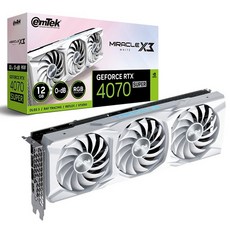 이엠텍 이엠텍 지포스 RTX 4070 SUPER MIRACLE X3 WHITE D6X 12GB