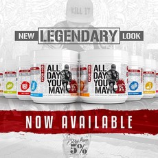 ﻿Rich Piana 5% Nutrition 리치 피아나 ALL DAY YOU MAY 30서빙, 1개, 스위트 티(EXP 2025년 6월)