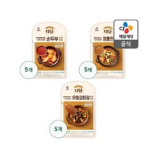 다담 양념 베스트(순두부5/정통된장5/우렁강된장5), 140g