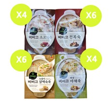 총 10개입/280g 비비고 닭백숙3 전복3 버섯야채2 소고기죽2, 280g, 2세트