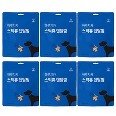 펫생각 강아지 하루치카 스틱츄 갈퀴형 덴탈껌 14p, 캥거루, 168g, 6개 - 펫생각하루치카