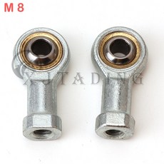 ATV RV 보트 기타차량 부품 1 쌍 6mm/8mm 왼손 및 오른손 스레드 스티어링 타이로드 엔드 키트 볼 조인트 49cc 50cc 미니 고 카트 버기 쿼드, 02 M8, [02] M8