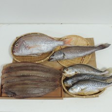 삼천포 제수용 반건조 생선 세트3(돔1/서대6/민어1/부세조기3), 1세트
