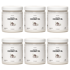 내츄럴바이 코코넛오일 엑스트라버진, 500ml, 6개