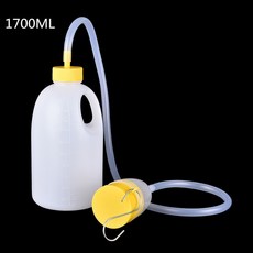 남성용 대용량 소변 수집기 튜브 챔버 냄비 관리 냄새 냄비 제품 1000 1200 1700ml, 2, 02 2