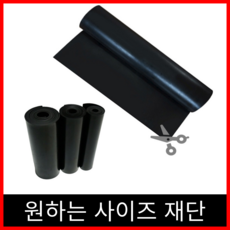 고무판 검정 하수구 덮개 방진 미끄럼방지 작업 깔판 패드 [ 재단 판매 / 두께 ], 폭 10cm x 길이 10cm, 1mm, 1개