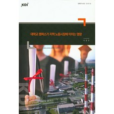 대학교 캠퍼스가 지역 노동시장에 미치는 영향, 한국개발연구원