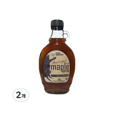 록키릿지 유기농 메이플시럽 프리미엄 236ml 2개