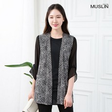 남자시스루조끼
