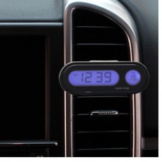 아트박스/위드마켓 차량용 부착식 LED시계+온도계