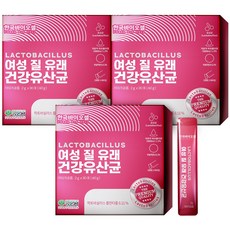 한국바이오셀 여성 질 유래 건강유산균, 3개 (3개월분), 30포
