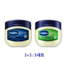 바세린 프로텍팅 젤리 100ml 2개 (오리지날+알로에), 오리지날+알로에, 3세트