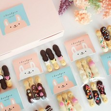 바니토끼 초콜릿 막대과자 만들기 세트 DIY 수제빼빼로 만들기세트, 1세트, 1개
