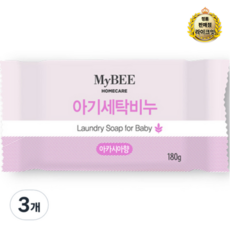 마이비 아기 세탁비누 아카시아향 180g, 27개
