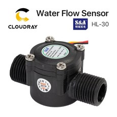 Cloudray 물 흐름 스위치 센서 HL 30 CO2 레이저 조각 절단기 용 SA 냉각기 목공 기계 부품
