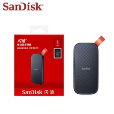 Sandisk 외장 솔리드 스테이트 디스크 노트북용 휴대용 SSD 1TB E30 읽기 속도 최대 520 MB/s, 02 1 테라바이트, 한개옵션1