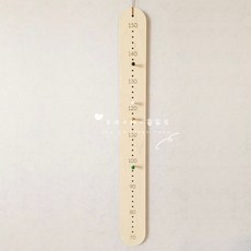 Ins 나무 유아 아기 원목 키재기 자 벽걸이 장식, 원래 나무 색상 (5 위안의 사전 판매 할인)
