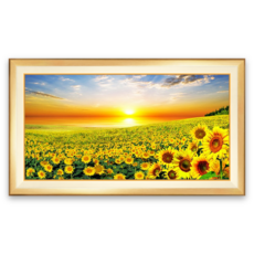 십자수해바라기도안