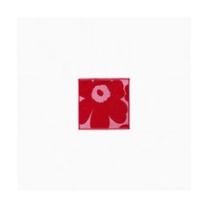 마리메꼬 marimekko Unikko 미니 타월ㅡ195657, 핑크×레드, 1개