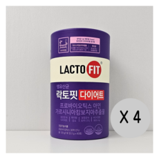 종근당건강 락토핏 다이어트 4통(4개월분), 480g, 1세트