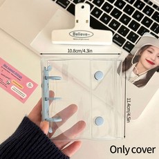 A8 바인더 포토카드 거치대 스타일 카드 앨범 미니 사진 아이돌 컬렉션 북 케이팝 포토, album cover S4
