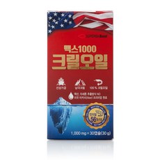 정품 크릴 56 크릴오일 식약청인증 1000 맥스, 6개, 30정