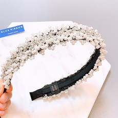 리본진주머리띠