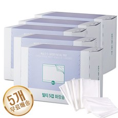 더페이스샵 fmgt 데일리 멀티 5겹 화장솜 80매x5개, 1개