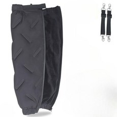 겨울 오토바이 무릎 방한대 워머 덕다운 오리털 보호대 다리 토시, 3XL