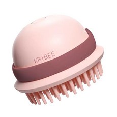 KRIBEE 샤오미 두피 전동 마사지기 머리빗, 핑크, KRIBEE 전동 머리빗 EP1164-3C