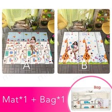 miamumi baby play mat activity 체육관 카페트 어린이 200x180cm 78x70in alphabet 공룡 동물 두꺼운 xpe rug 방수 접는, 협력사, 180cm160cm