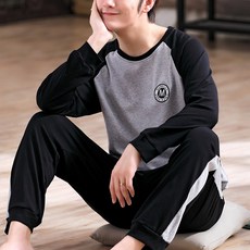 러브핑코 남성 파자마 잠옷 상하 세트