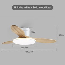천장 실링팬 북유럽 미니멀리스트 얇은 LED 램프 침실 거실 선풍기 조명 패션, Black_Dia 48inch 122cm | 110V, 3)B Dia 48inch 122cm110V