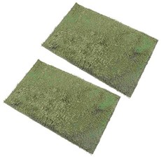 수륙양용 테라리움 매트 파충류 카펫 수염 면 거북이용 러그, Green, 1개